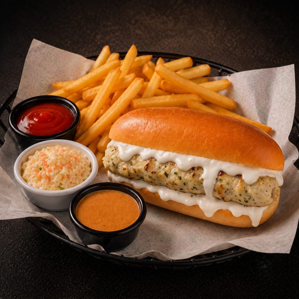 Chicken Reshmi Kabab Sub Burger