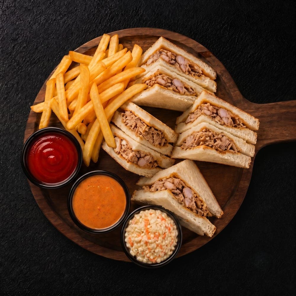 Chicken Malai Boti Sandwich