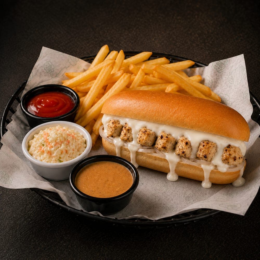Chicken Malai Boti Sub Burger